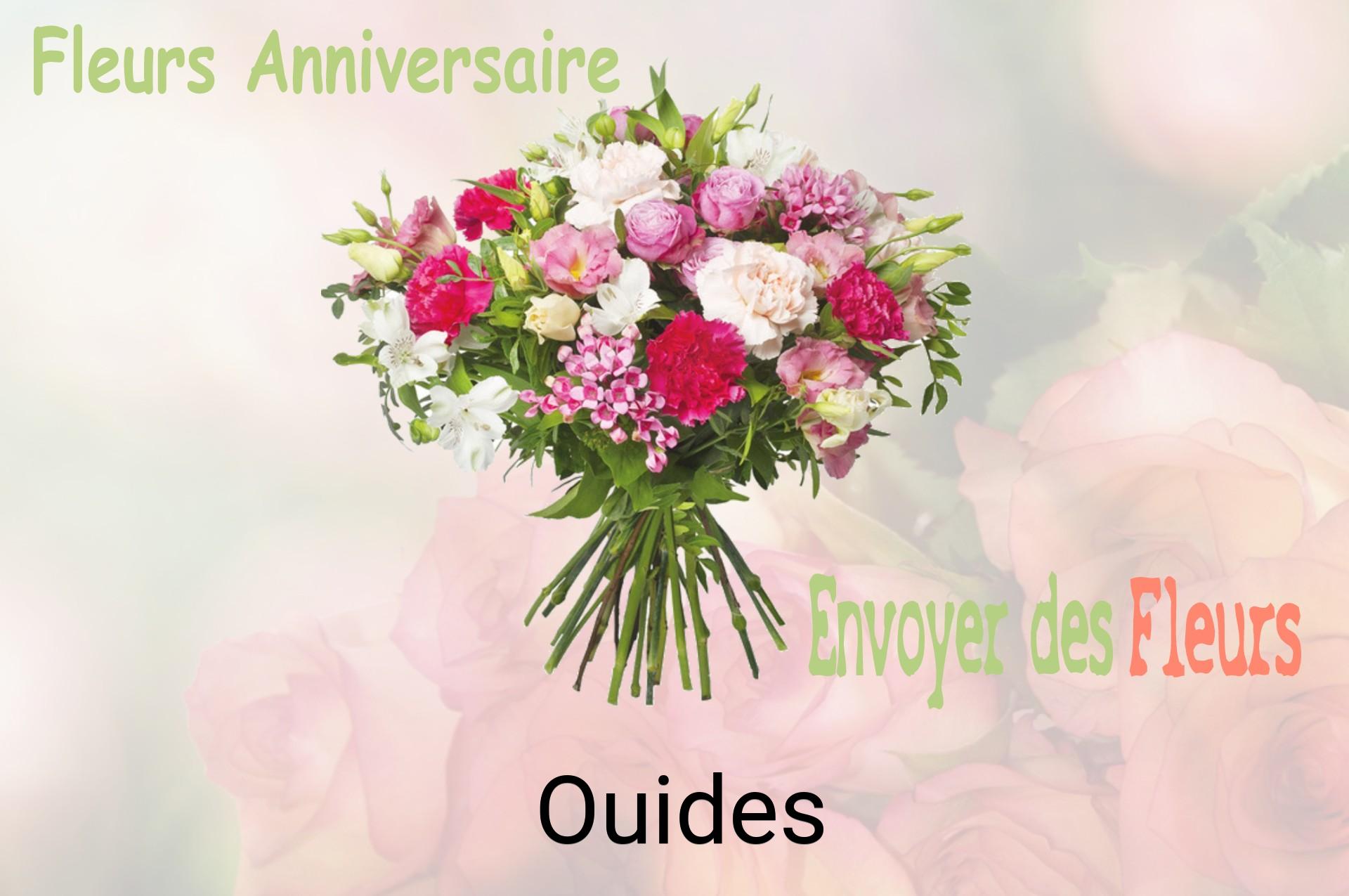 Bouquet de fleurs d’anniversaire livré à Ouides